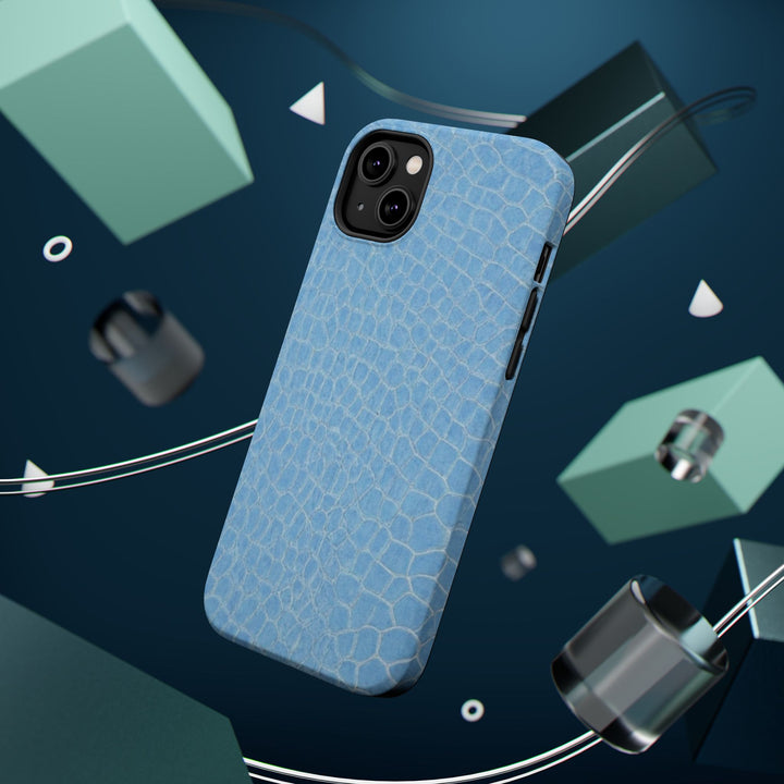 Non Leather Blue Color Pattern Magsafe Cute Phone Case for Iphone Gift for Her, | iPhone 15 Case | iPhone 15 Pro Max Case, Iphone 14, Iphone 14 Pro Max, Iphone 13, Iphone 16 - Studio40ParkLane