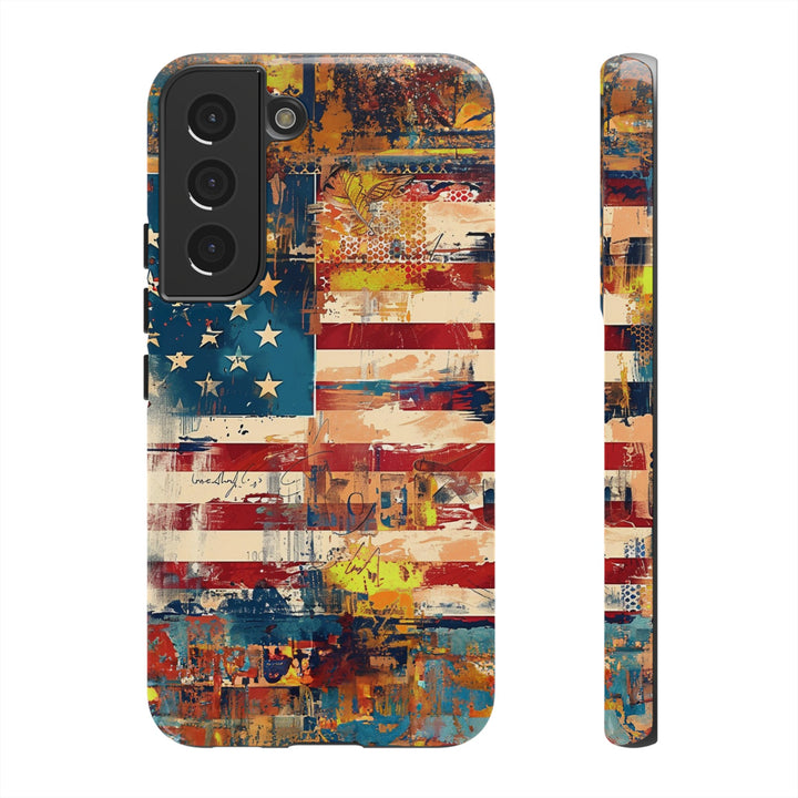 Impact Resistant, American Flag, Cute Phone Cases for Samsung S24, S23, S22, S21, IPhone 15 pro Iphone 14 pro Iphone 13 IPhone 12 Iphone 11 - Studio40ParkLane