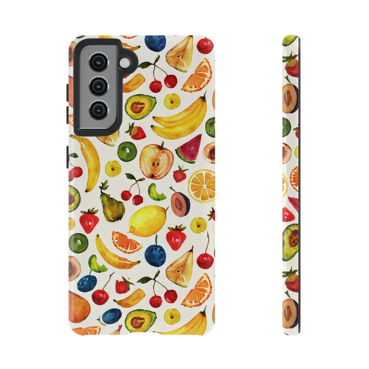 Impact Resistant, Mixed Fruits, Cute Phone Cases for Samsung S24, S23, S22, S21, IPhone 15 pro Iphone 14 pro Iphone 13 IPhone 12 Iphone 11 - Studio40ParkLane