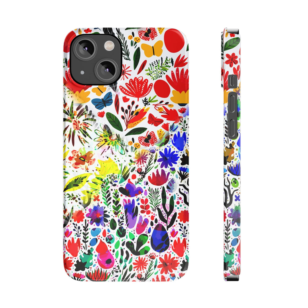 Slim Cute Phone Cases for Iphone | iPhone 15 Case | iPhone 15 Pro Max Case, Iphone 14, Iphone 14 Pro Max, Iphone 13, Flowers 4 Seasons - Studio40ParkLane