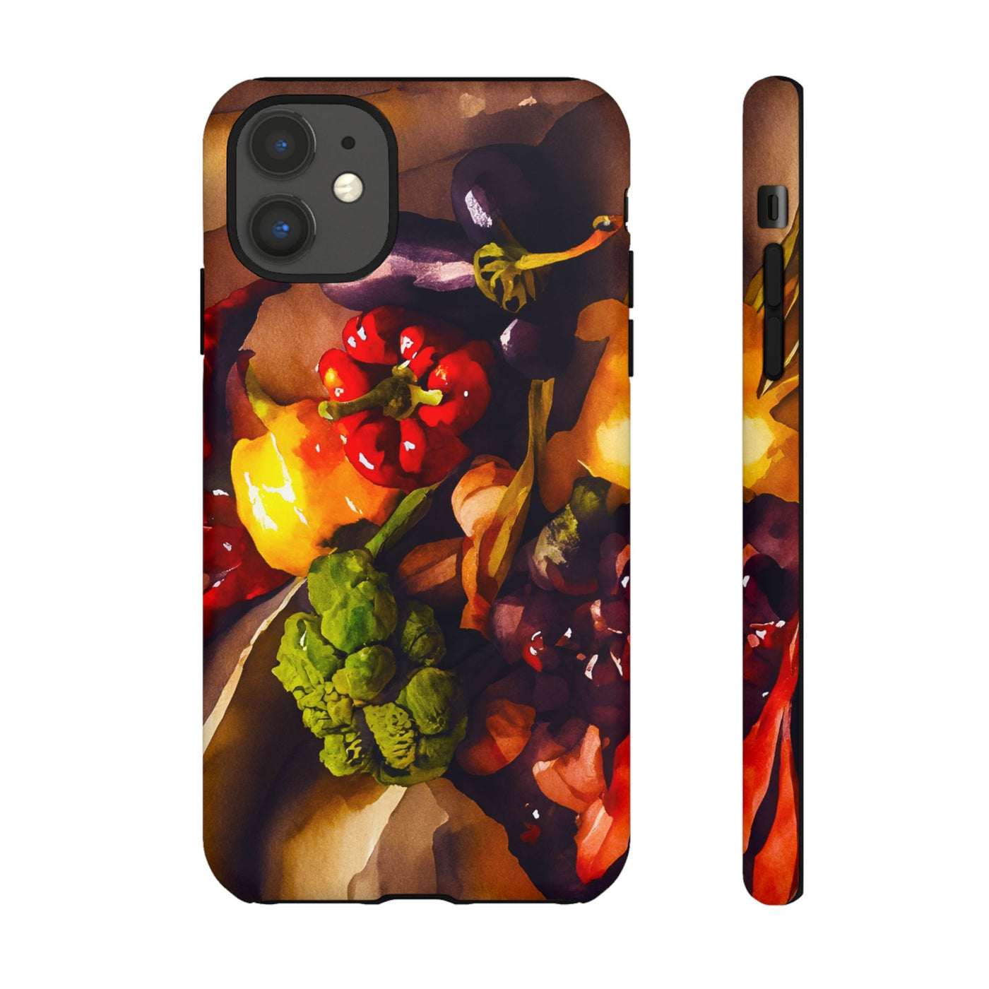 Impact Resistant, Fall Farm Vegetables, Cute Phone Cases for Samsung S24, S23, S22, S21, IPhone 15 pro Iphone 14 pro Iphone 13 IPhone 12 Iphone 11