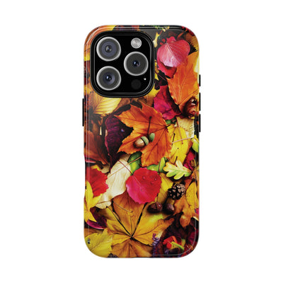 Aesthetic Tough Fall Leaves Foliage Premium Phone Case - For iPhone 17 Pro Max iPhone 16 Pro iPhone 15 Iphone 14 Plus 13 Pro 12 11 10 XR - Studio40ParkLane
