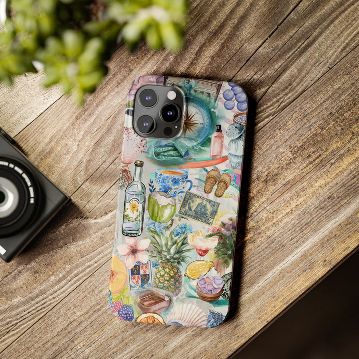 Slim Travel Coquette Collage Slim Cute Phone Cases for Iphone | iPhone 15 Case | iPhone 15 Pro Max Case, Iphone 14, Iphone 14 Pro Max, Iphone 13 - Studio40ParkLane