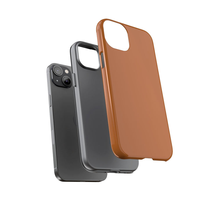 Premium Tough Rusty Brown Orange Gift for Her Cute Phone Cases for Samsung S25 S24, S23, S22, S21, Iphone, 16, 15, 14, 13 Pro Max Ultra - Studio40ParkLane