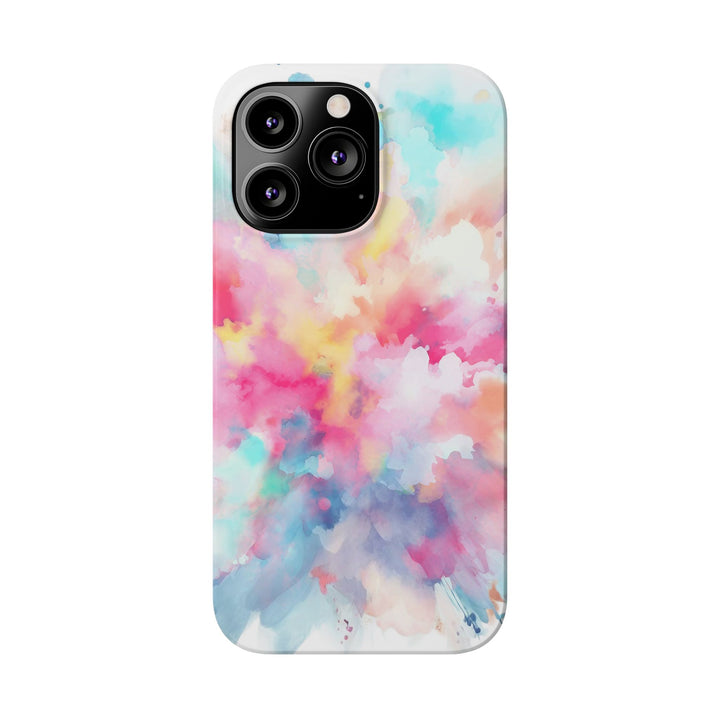 Slim Paint Splash Pink Gift for Her Cute Phone Cases for Iphone 16 Pro Max | iPhone 15 Case | iPhone 15 Pro Max Case, Iphone 14, Iphone 14 Pro Max, Iphone 13 12 11 8 7 - Studio40ParkLane