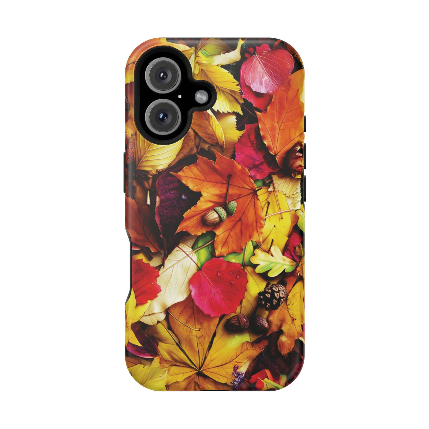 Aesthetic Tough Magsafe Fall Leaves Foliage Phone Case - For iPhone 17 Pro Max iPhone 16 Pro iPhone 15 Iphone 14 Plus 13 Pro 12 11 10 - Studio40ParkLane