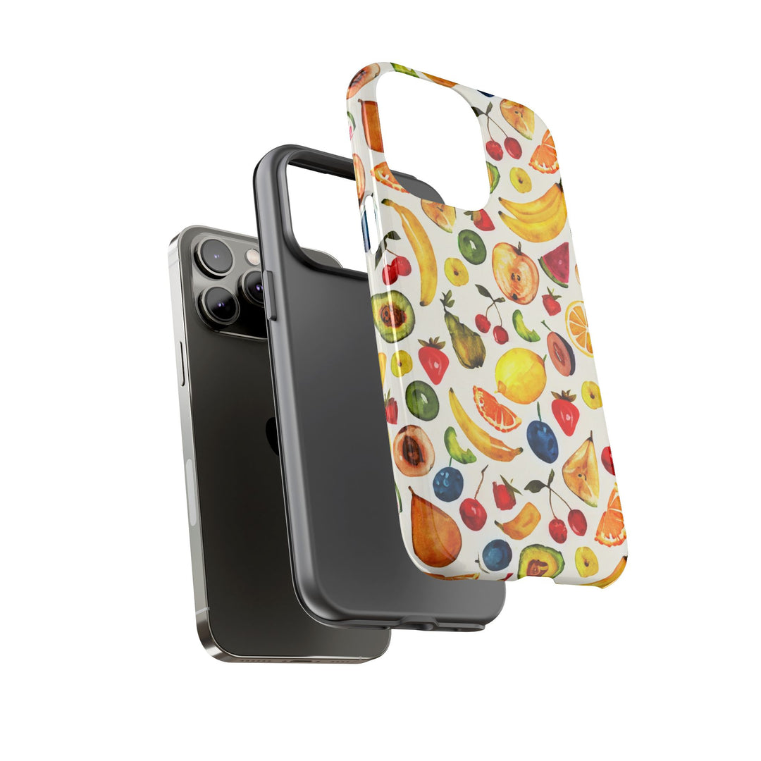Impact Resistant, Mixed Fruits, Cute Phone Cases for Samsung S24, S23, S22, S21, IPhone 15 pro Iphone 14 pro Iphone 13 IPhone 12 Iphone 11 - Studio40ParkLane