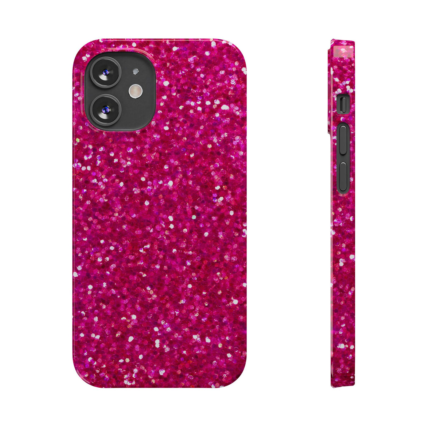 Slim Pink Glitter Cute Phone Cases for Iphone 16 Pro Max | iPhone 15 Case | iPhone 15 Pro Max Case, Iphone 14, Iphone 14 Pro Max, Iphone 13 12 11 8 7