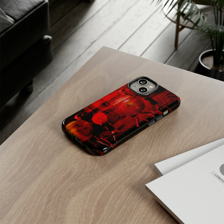 Cute IPhone Case | iPhone 15 Case | iPhone 15 Pro Max Case, Iphone 14 Case, Iphone 14 Pro Max Case IPhone Case for Art Lovers, Sunset Dance Red - Studio40ParkLane