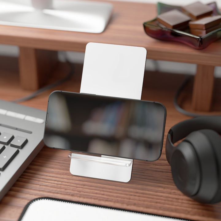 Phone Stand, Smooth Clean Sharp White Design for Iphones 16, Iphone 15, 14, 13, 12 Samsung Galaxy S24, S23, S22, S21 and Google Pixel 8 - Studio40ParkLane