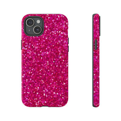 Pink Glitter Cute Phone Case, for IPhone 16 pro Max | Iphone 15, Iphone 14, IPhone 13 Case, 11 8 7, Samsung Galaxy S24, S23, S22, S21, 2 Layer Protection