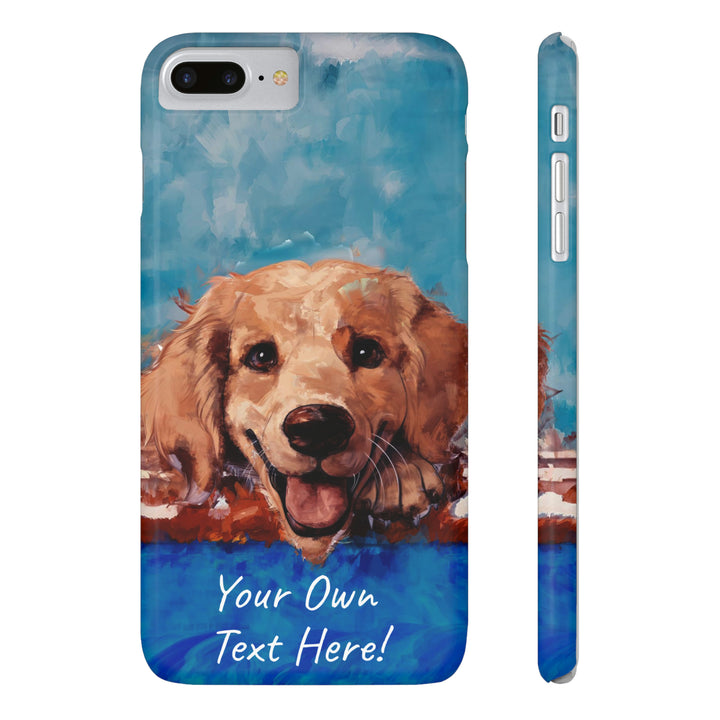 Slim Personalized Cute iPhone Cases - | iPhone 15 Case | iPhone 15 Pro Max Case, Iphone 14 Case, Iphone 14 Pro Max, Iphone 13, Golden Retriever Dog - Studio40ParkLane
