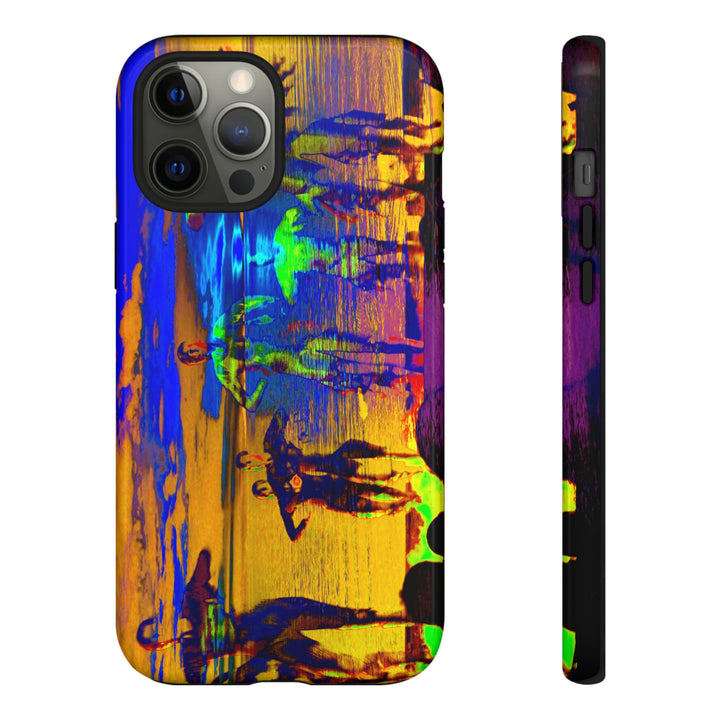 Cute IPhone Case | iPhone 15 Case | iPhone 15 Pro Max Case, Iphone 14 Case, Iphone 14 Pro Max Case IPhone Case for Art Lovers, Sunset Dance Blue Yellow - Studio40ParkLane