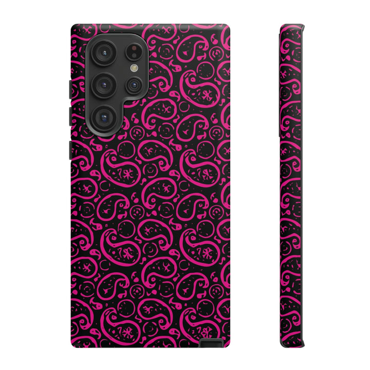 Samsung Galaxy Phone Case | Galaxy S23, S22, S21, S20 | Luxury Case Double Layered | Impact Resistant | Fashionable - Paisley 3 - Studio40ParkLane