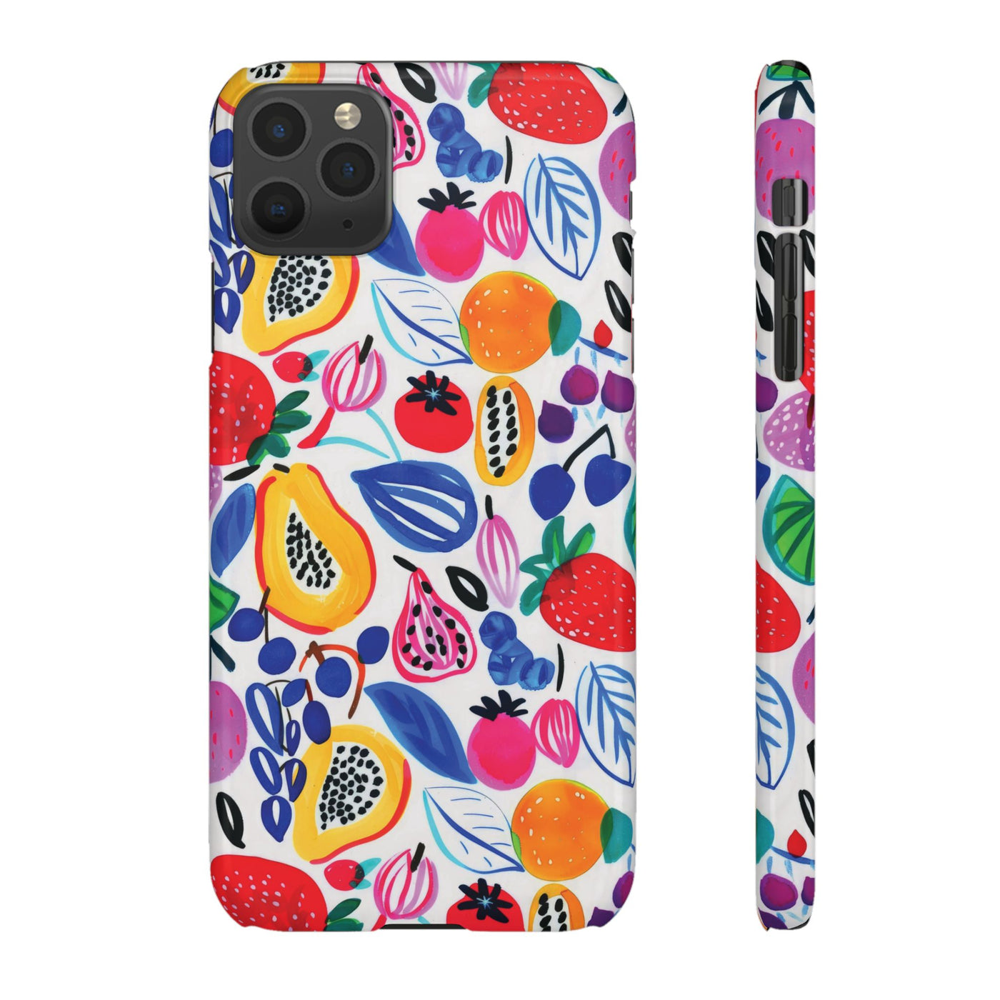 Snap Summer Fruit Gift for Her Cute Phone Cases for Samsung Galaxy S24, S23, S22, S21, S20, Plus, Ultra, Iphone 16, 15, 14, Pro and Max