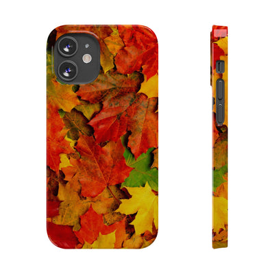 Fall Leaves Slim Cute Phone Cases for Iphone  | iPhone 15 Case | iPhone 15 Pro Max Case, Iphone 14, Iphone 14 Pro Max, Iphone 13