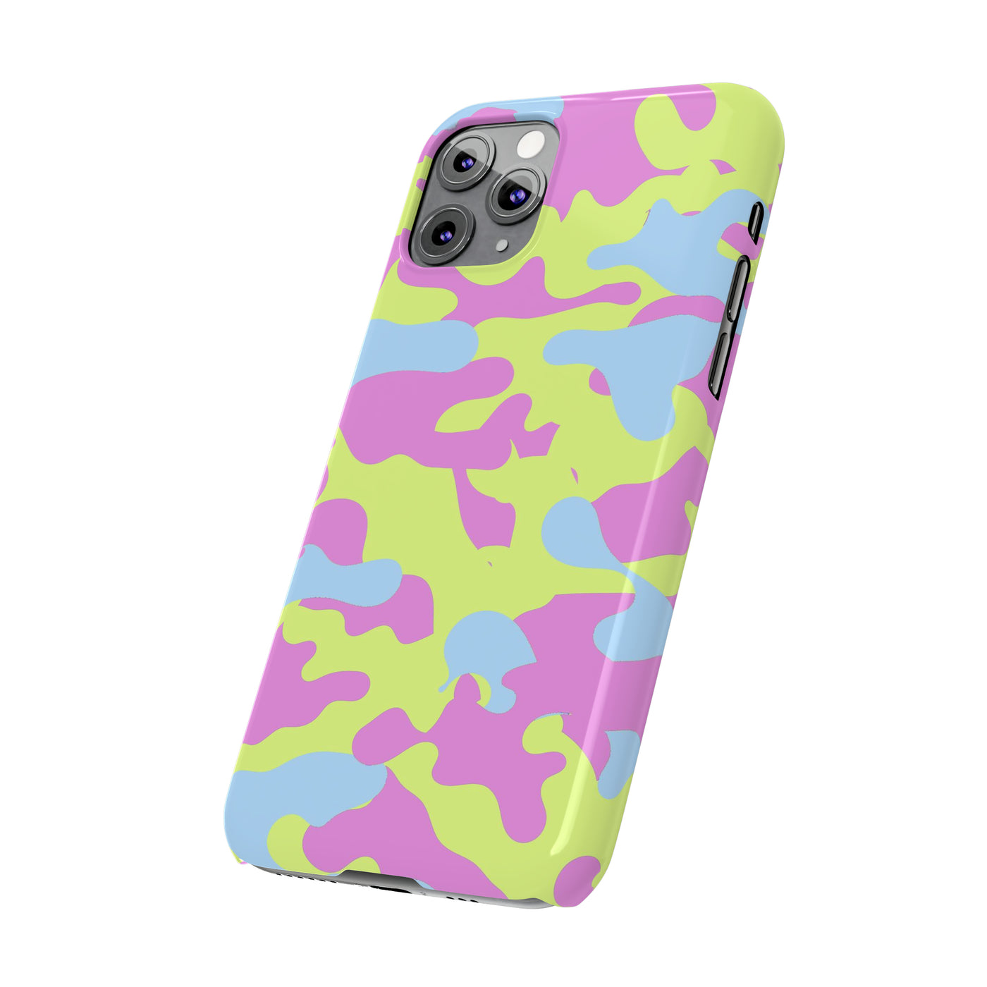 Slim Cute iPhone Cases - | iPhone 15 Case | iPhone 15 Pro Max Case, Iphone 14 Case, Iphone 14 Pro Max, Iphone 13, Spring Camouflage