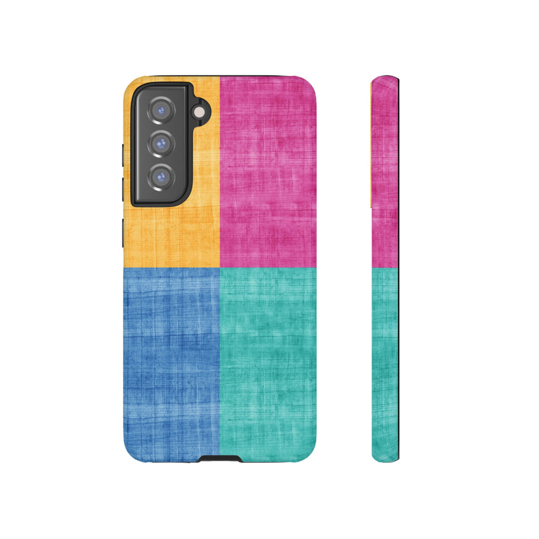 Impact Resistant, Colored Shapes, Cute Phone Cases for Samsung S24, S23, S22, S21, IPhone 15 pro Iphone 14 pro Iphone 13 IPhone 12 Iphone 11 - Studio40ParkLane