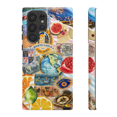 Cute European Summer Collage Phone Case, for IPhone 16 Case | Iphone 15, Iphone 14, IPhone 13 Case, 11 8 7, Samsung Galaxy S24, S23, S22, S21 Extra Protective