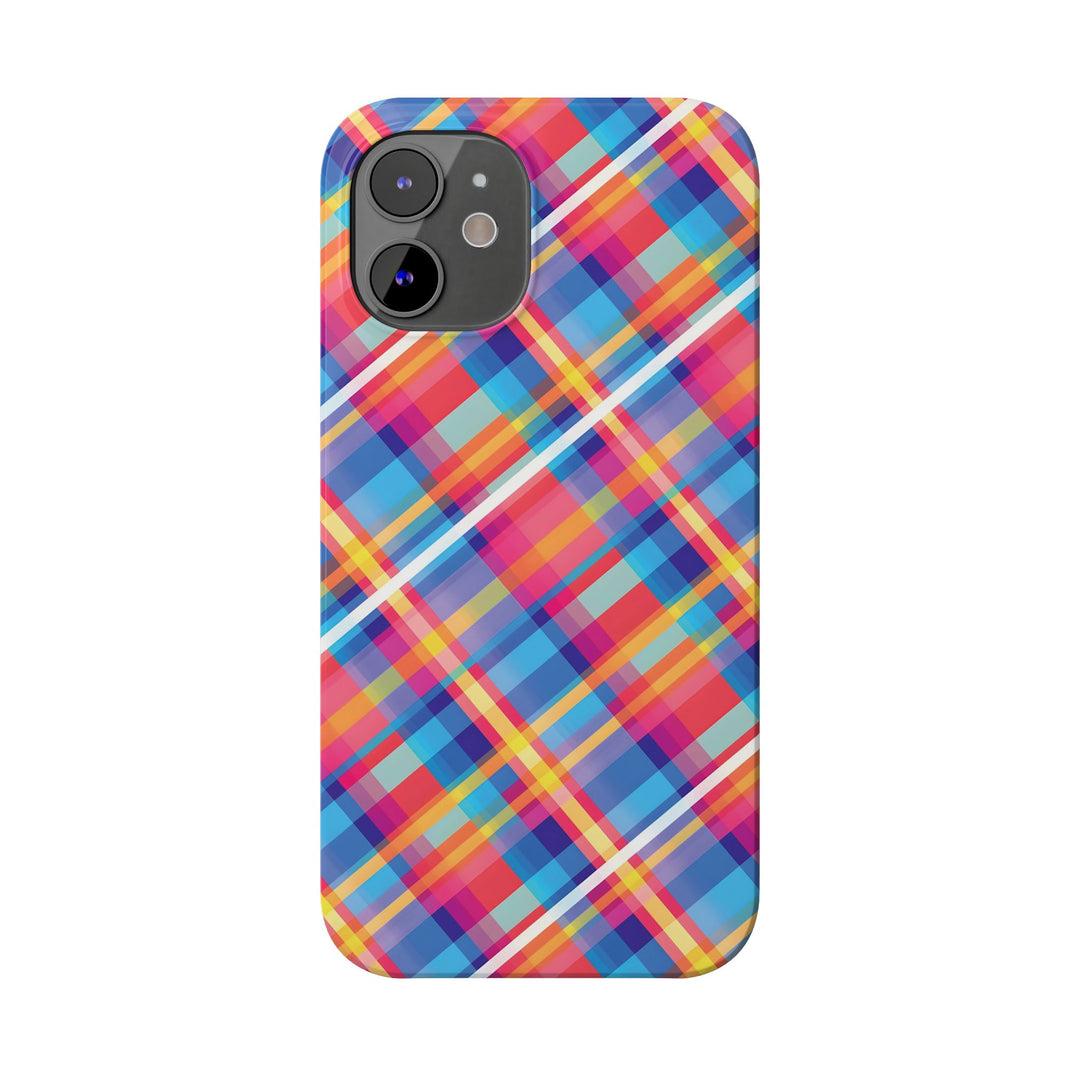Slim Checkered Plaid Gift for Her Cute Phone Cases for Iphone 16 Pro Max | iPhone 15 Case | iPhone 15 Pro Max Case, Iphone 14, 13, 12, 11, 10, 8, 7 - Studio40ParkLane