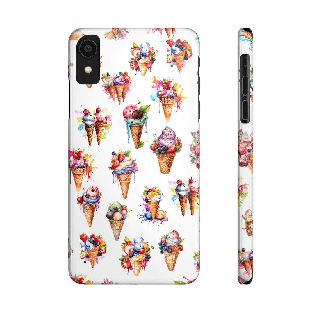Slim Summer Ice Cream Slim Cute Phone Cases for Iphone | iPhone 15 Case | iPhone 15 Pro Max Case, Iphone 14, Iphone 14 Pro Max, Iphone 13 - Studio40ParkLane