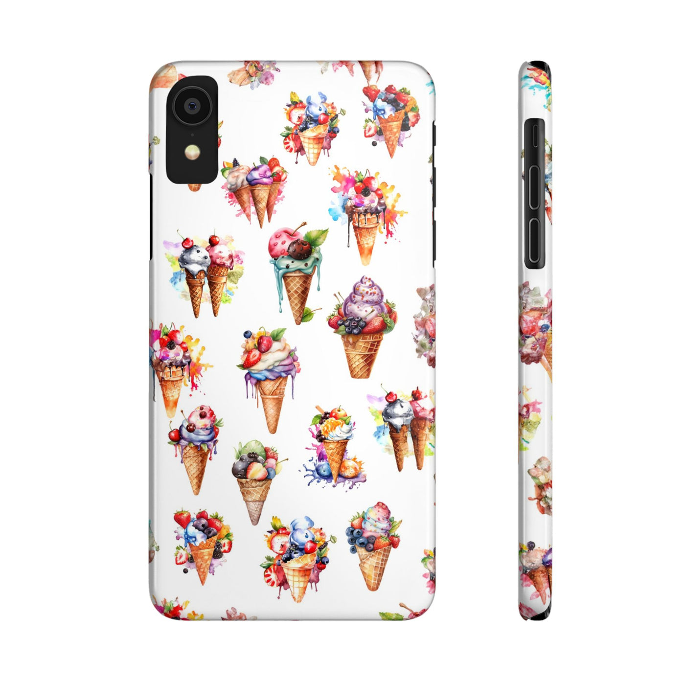 Summer Ice Cream Slim Cute Phone Cases for Iphone  | iPhone 15 Case | iPhone 15 Pro Max Case, Iphone 14, Iphone 14 Pro Max, Iphone 13