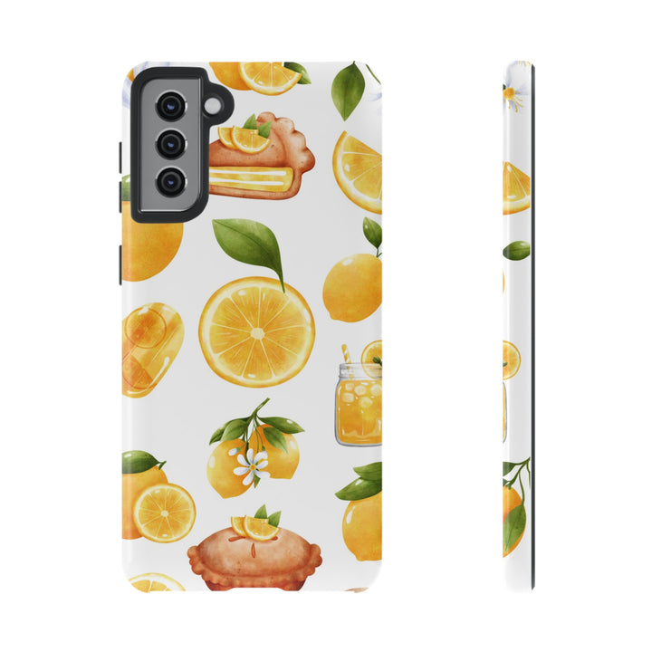 Cute Samsung Phone Case | Aesthetic Samsung Phone Case | Galaxy S23, S22, S21, S20 | Summer Fruit Lemons, Protective Phone Case - Studio40ParkLane