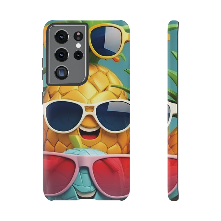 Cute Samsung Phone Case | Aesthetic Samsung Phone Case | Galaxy S23, S22, S21, S20 | Summer Pineapple Fruit, Protective Phone Case - Studio40ParkLane