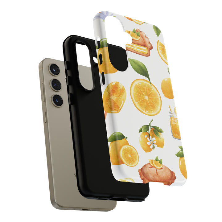 Cute Samsung Phone Case | Aesthetic Samsung Phone Case | Galaxy S23, S22, S21, S20 | Summer Fruit Lemons, Protective Phone Case - Studio40ParkLane