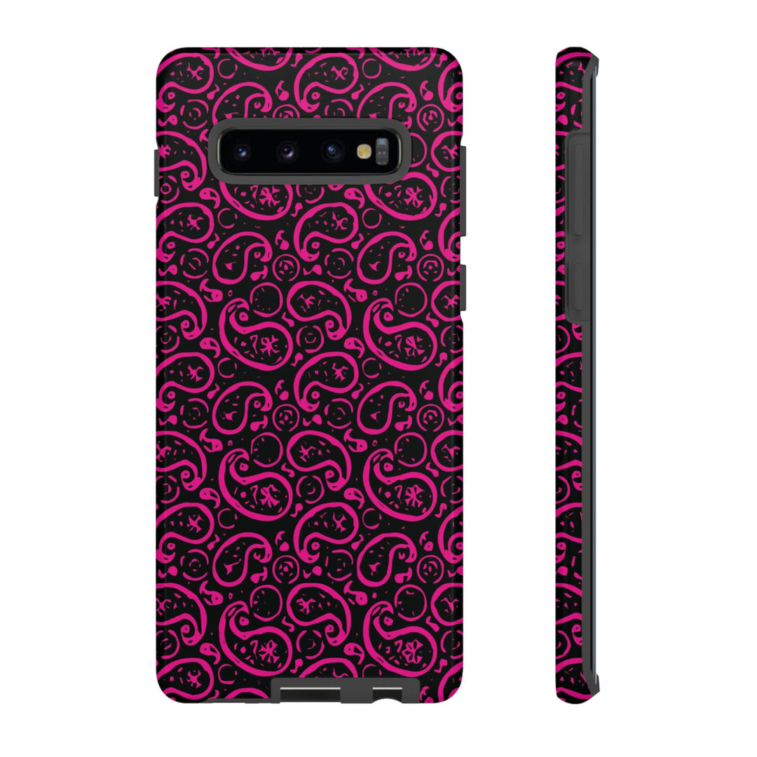 Samsung Galaxy Phone Case | Galaxy S23, S22, S21, S20 | Luxury Case Double Layered | Impact Resistant | Fashionable - Paisley 3 - Studio40ParkLane