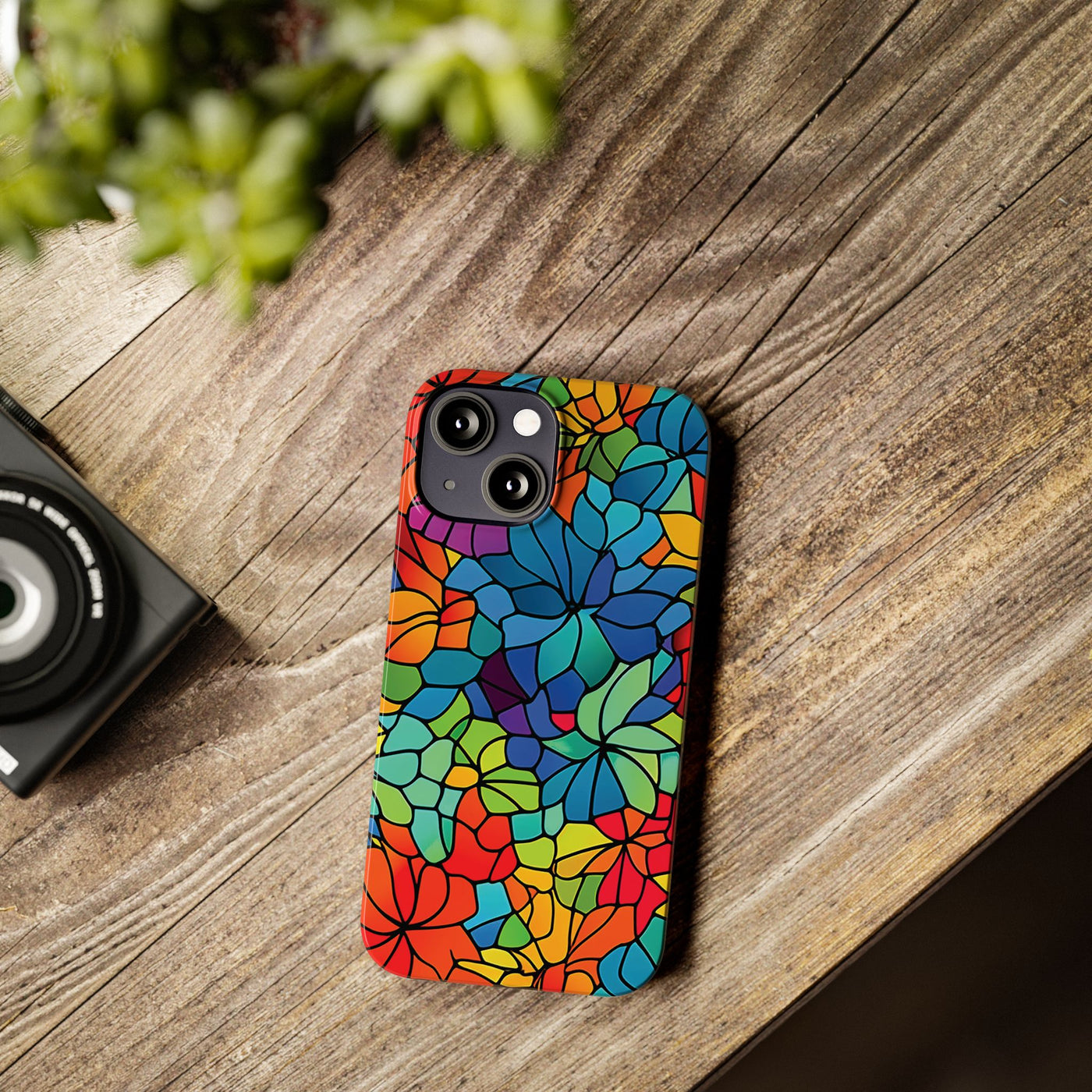 Slim Window Style Mosaic Gift for Her Cute Phone Cases for Iphone 16 Case | iPhone 15 Case | iPhone 15 Pro Max Case, Iphone 14, Iphone 14 Pro Max, Iphone 13