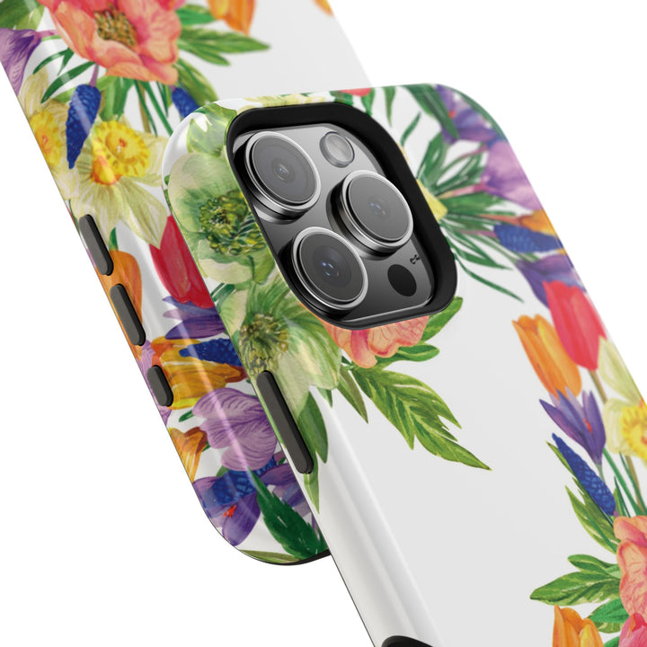Spring Flowers Magsafe Cute Phone Case for Iphone Gift for Her, iPhone 16 Case iPhone 15 Pro Max Case, Iphone 14, Iphone 14 Pro Max, 13, 12 - Studio40ParkLane