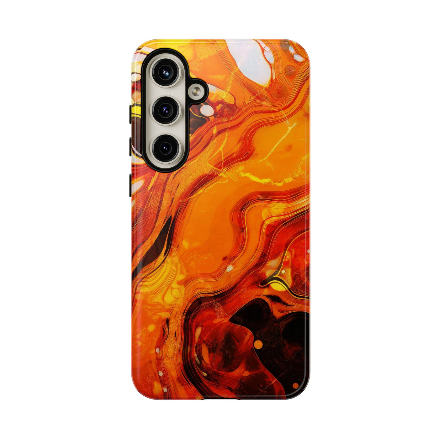 Impact Resistant, Fall Colors Marble, Cute Phone Cases for Samsung S24, S23, S22, S21, IPhone 15 pro Iphone 14 pro Iphone 13 IPhone 12 Iphone 11