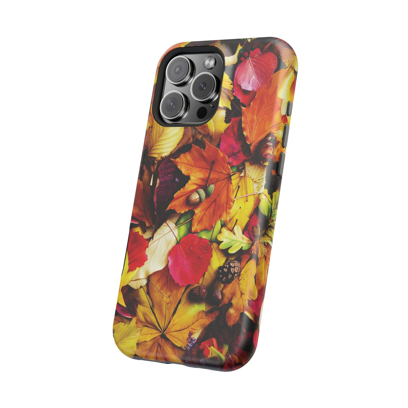 Aesthetic Tough Magsafe Fall Leaves Foliage Phone Case - For iPhone 17 Pro Max iPhone 16 Pro iPhone 15 Iphone 14 Plus 13 Pro 12 11 10 - Studio40ParkLane