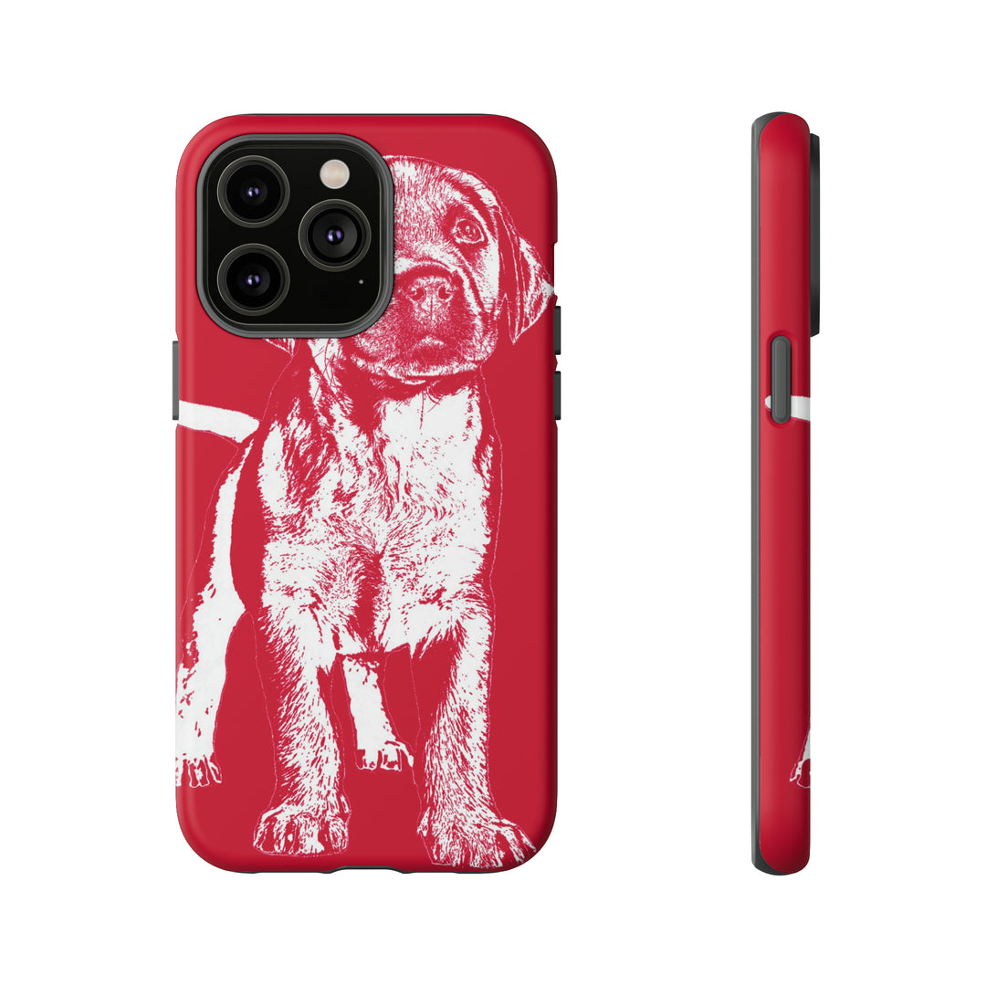 Cute IPhone Case | iPhone 15 Case | iPhone 15 Pro Max Case, Iphone 14 Case, Iphone 14 Pro Max Case IPhone Case for Dog Lovers, Puppy Dog Red - Studio40ParkLane