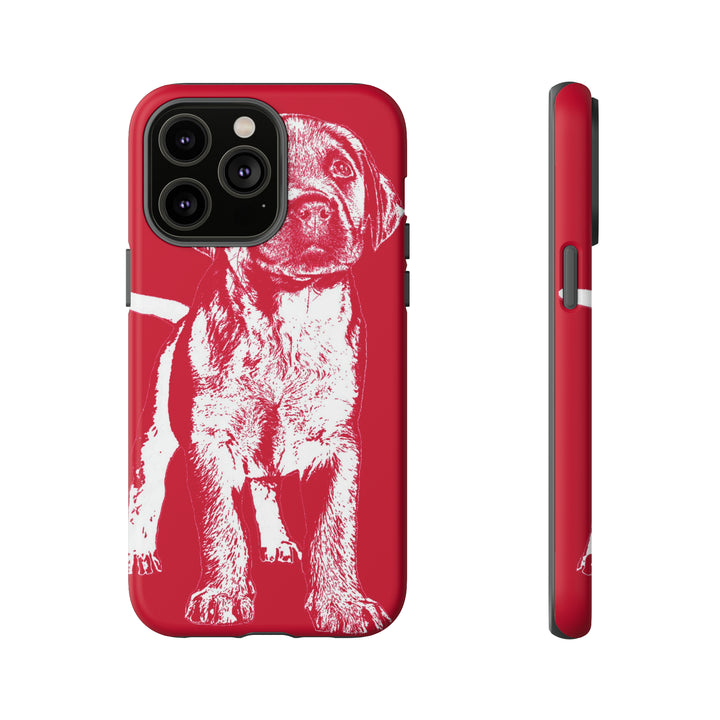 Cute IPhone Case | iPhone 15 Case | iPhone 15 Pro Max Case, Iphone 14 Case, Iphone 14 Pro Max Case IPhone Case for Dog Lovers, Puppy Dog Red - Studio40ParkLane