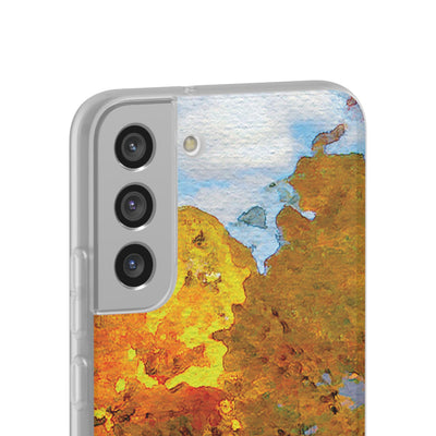 Cute Flexi Samsung Phone Cases, New England Fall Colors Galaxy S23 Phone Case, Samsung S22 Case, Samsung S21 Case, S20 Plus