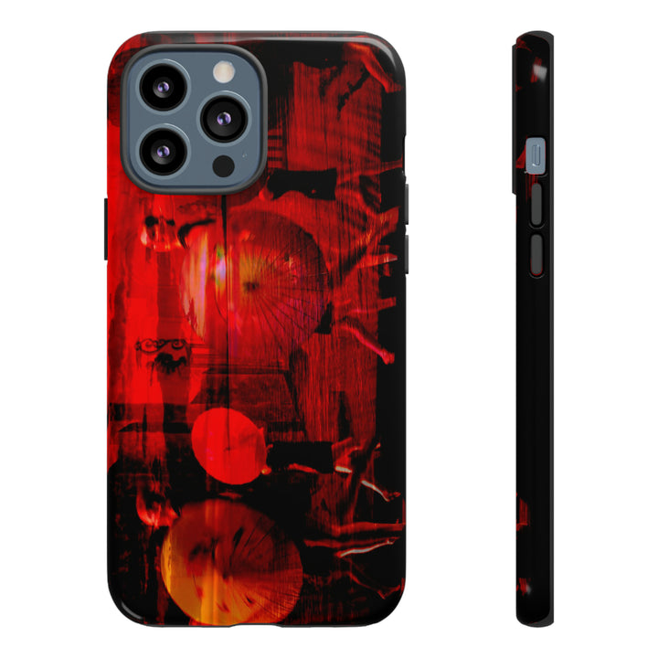 Cute IPhone Case | iPhone 15 Case | iPhone 15 Pro Max Case, Iphone 14 Case, Iphone 14 Pro Max Case IPhone Case for Art Lovers, Sunset Dance Red - Studio40ParkLane