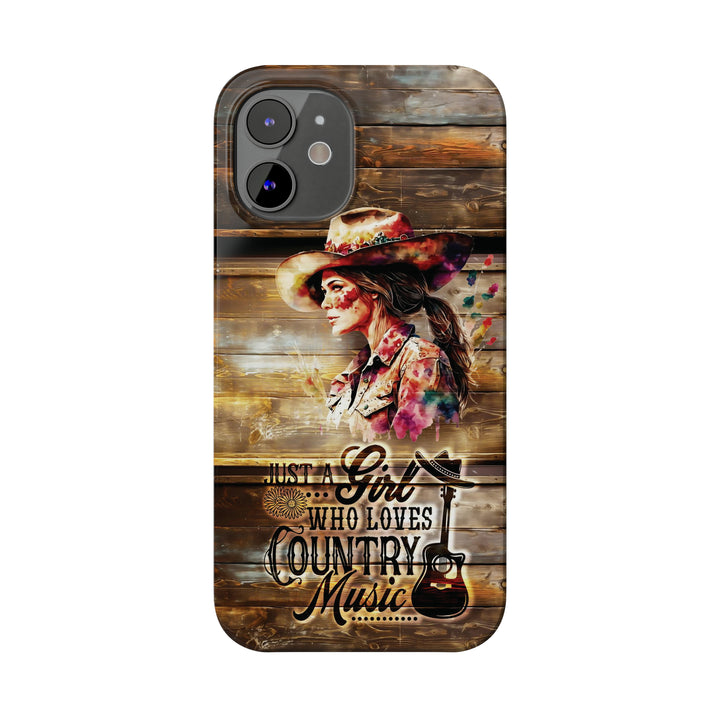 Slim Cute Phone Cases for Iphone - | iPhone 15 Case | iPhone 15 Pro Max Case, Iphone 14 Case, Iphone 14 Pro Max, Iphone 13, Country Music Girl - Studio40ParkLane