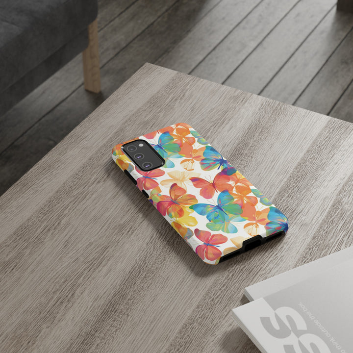 Cute Samsung Case | Cool Iphone Case | Summer Bright Butterflies, Samsung S24, S23, S22, S21, IPhone 15 Case | Iphone 14 Case, Iphone 13 Case - Studio40ParkLane
