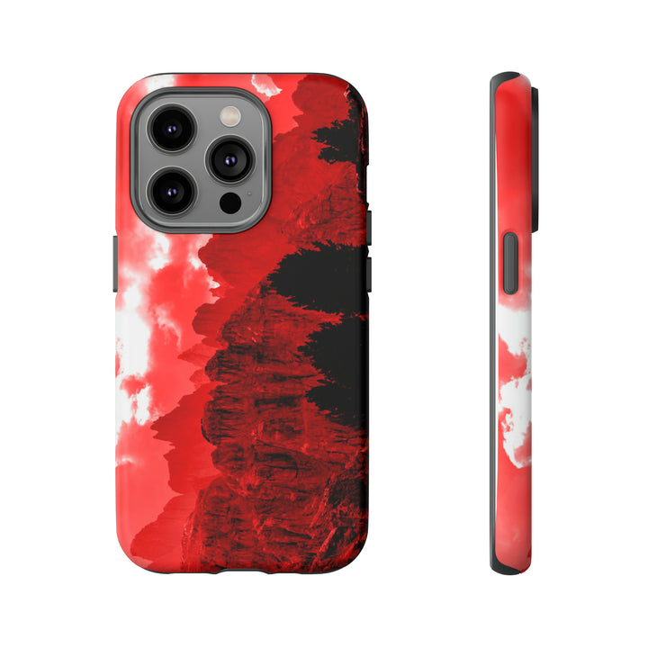 Cute IPhone Case | iPhone 15 Case | iPhone 15 Pro Max Case, Iphone 14 Case, Iphone 14 Pro Max Case IPhone Case for Art Lovers - Red Mountains - Studio40ParkLane
