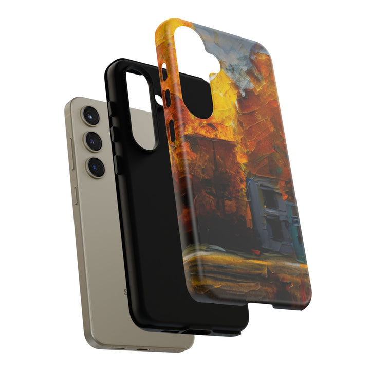 Impact Resistant, Fall Leaves Oil Painting, Cute Phone Cases for Samsung S24, S23, S22, S21, IPhone 15 pro Iphone 14 pro Iphone 13 IPhone 12 Iphone 11 - Studio40ParkLane
