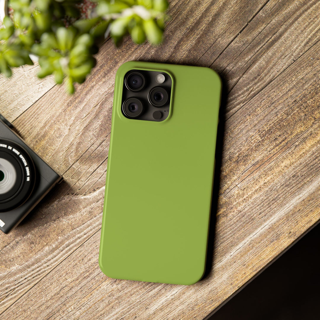 Slim Chartreuse Green Gift for Her Aesthetic Cute Phone Case for Iphone 16 - | iPhone 15 Pro Max Case | iPhone 14 Case 13 12 11 10 9 8 7 - Studio40ParkLane