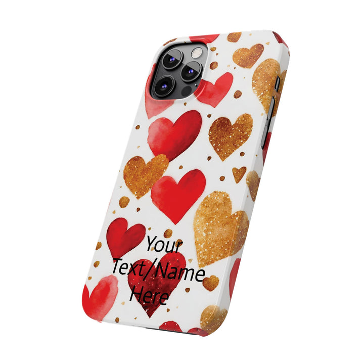 Slim Custom Personalized Valentine Love Gift for Her Cute Phone Cases for Iphone 16 Pro Max | iPhone 15 Case | iPhone 15 Pro Max Case, Iphone 14 - Studio40ParkLane