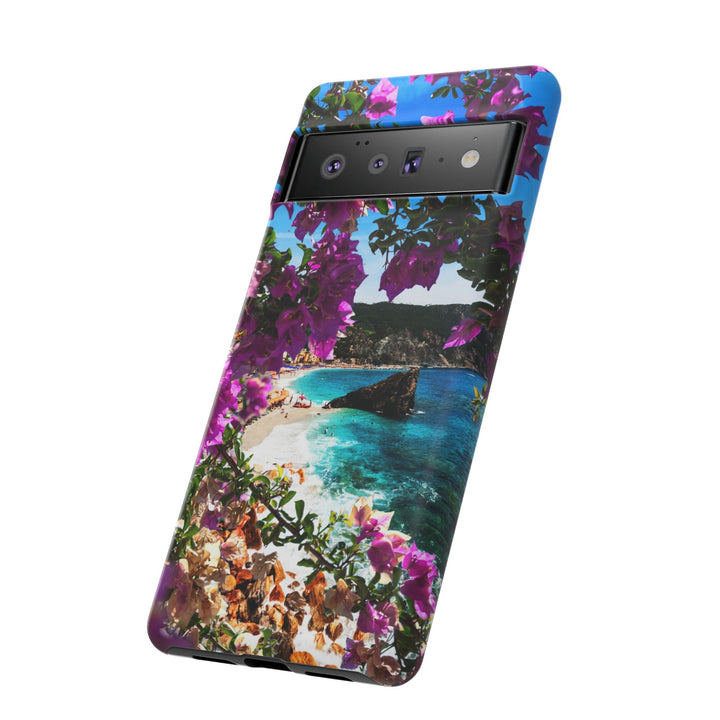 Impact Resistant, Bougainvillea Seaview, Cute Phone Cases for Samsung S24, S23, S22, S21, IPhone 15 pro Iphone 14 pro Iphone 13 IPhone 12 Iphone 11 - Studio40ParkLane