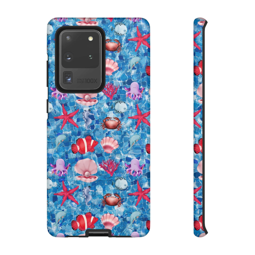 Cute Samsung Phone Case | Aesthetic Samsung Phone Case | Galaxy S23, S22, S21, S20 | Under The Sea, Protective Phone Case - Studio40ParkLane