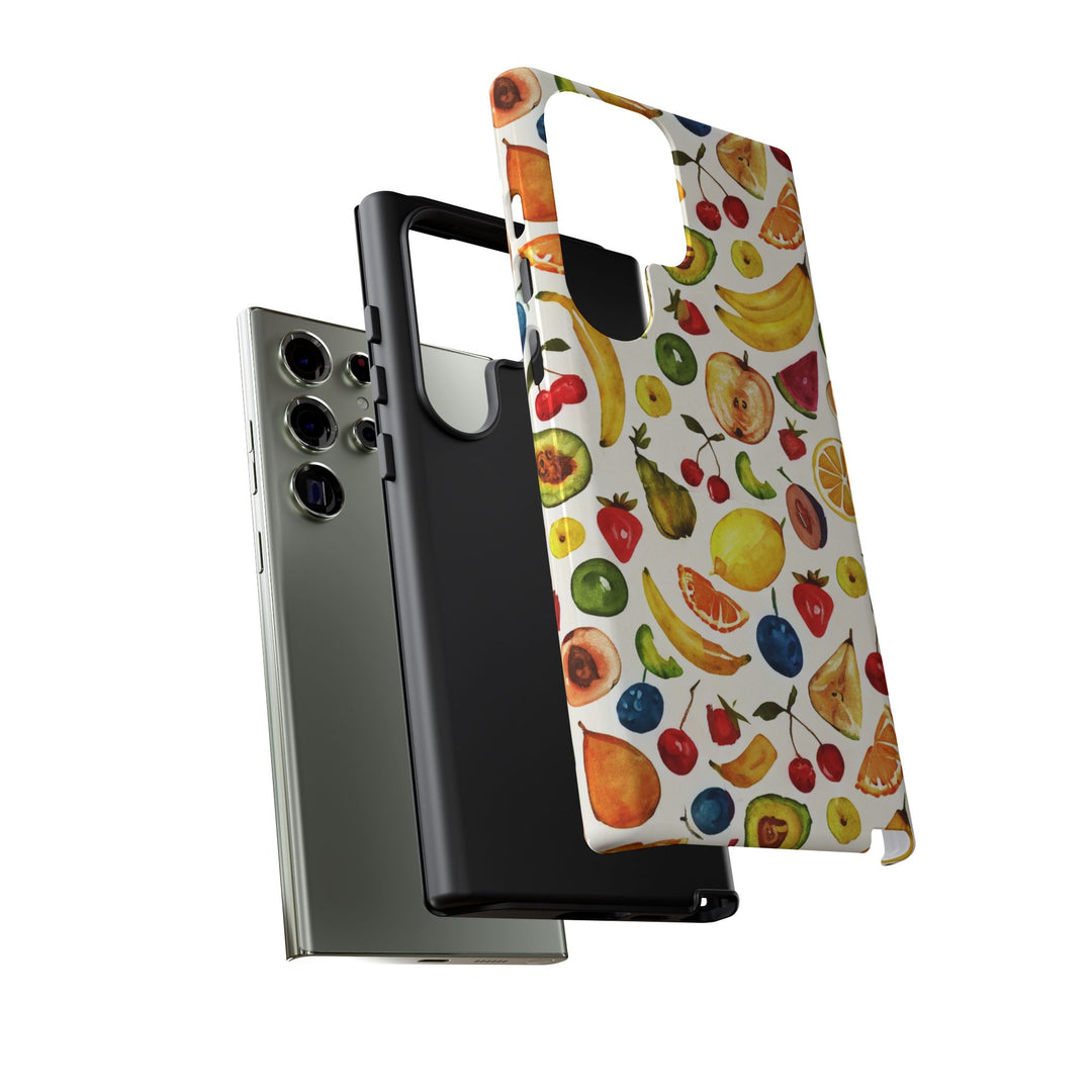 Impact Resistant, Mixed Fruits, Cute Phone Cases for Samsung S24, S23, S22, S21, IPhone 15 pro Iphone 14 pro Iphone 13 IPhone 12 Iphone 11 - Studio40ParkLane