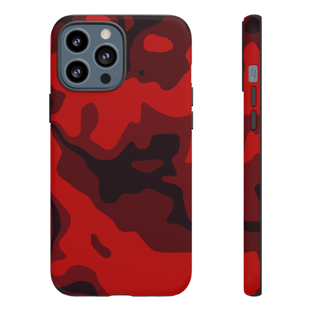 Cute IPhone Case | iPhone 15 Case | iPhone 15 Pro Max Case, Iphone 14 Case, Iphone 14 Pro Max Case IPhone Case for Art Lovers - Red Camo - Studio40ParkLane