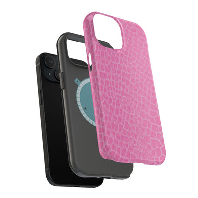 Non Leather Pink Color Pattern Magsafe Cute Phone Case for Iphone Gift for Her,  | iPhone 15 Case | iPhone 15 Pro Max Case, Iphone 14, Iphone 14 Pro Max, Iphone 13, Iphone 16