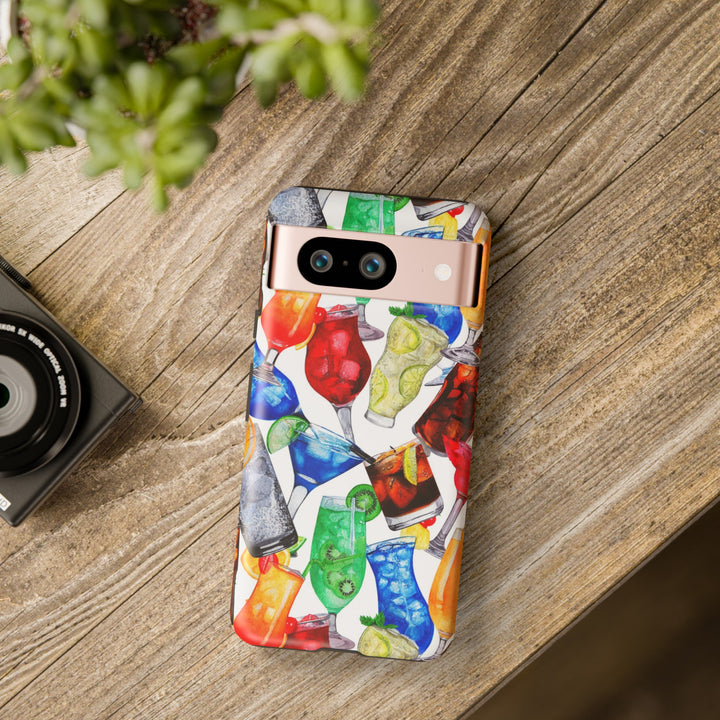 Cute Samsung Case | Cool Iphone Case | Summer Fruit Cocktail, Samsung S24, S23, S22, S21, IPhone 15 Case | Iphone 14 Case, Iphone 13 Case - Studio40ParkLane
